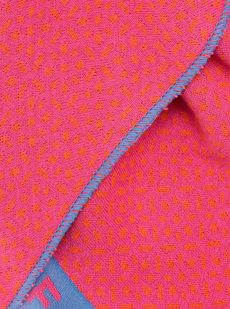 💕 Zwillingsherz Dreieckstuch "Jodie" Baumwolle Blau Pink