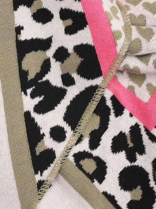 💕 Zwillingsherz Dreieckstuch "Love is love" Baumwolle Khaki