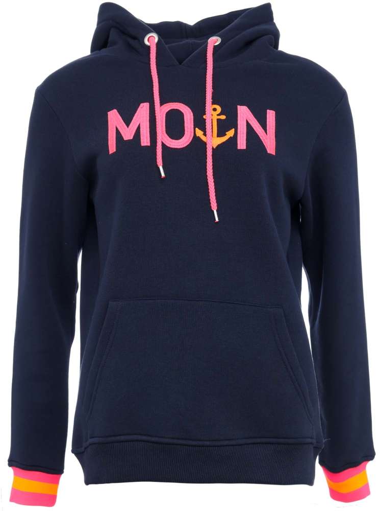 đź’• Zwillingsherz Sweatshirt Hoodie "Rahel" Sweater Baumwolle Navy
