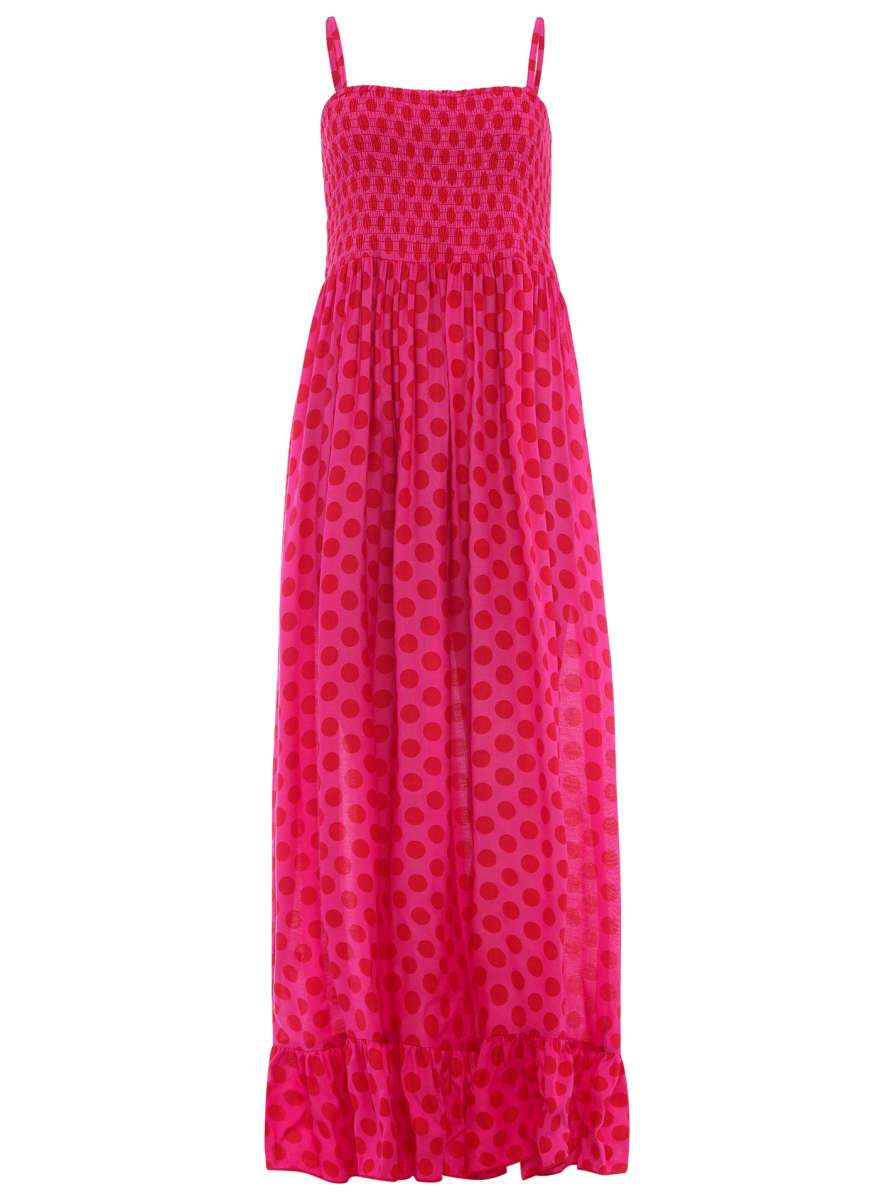 đź’• Zwillingsherz Kleid Maxikleid Off Shoulder "Janka" Pink