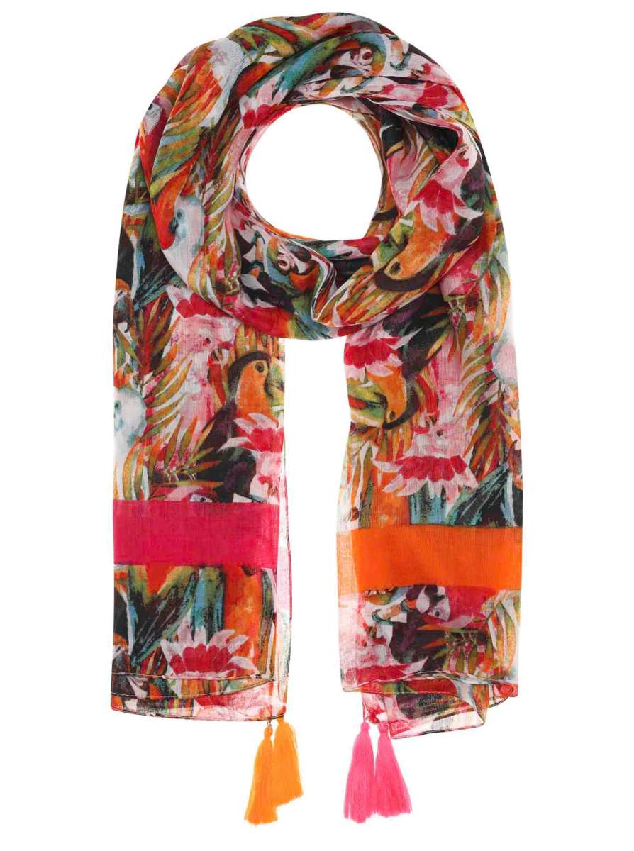 💕 Zwillingsherz Schal Tuch "Pinja" Multi