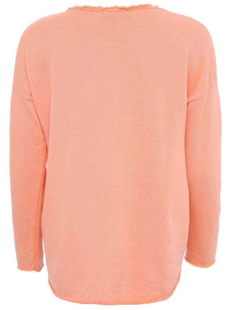 đź’• Zwillingsherz Pullover Pulli "Elisabeth" Baumwolle Hellorange