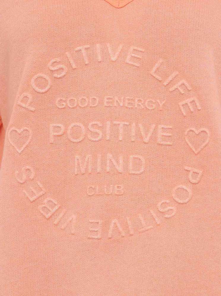 đź’• Zwillingsherz Pullover Pulli "Elisabeth" Baumwolle Hellorange