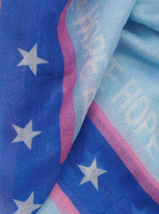 💕 Zwillingsherz Dreieckstuch Viereck "Vivi" Blau