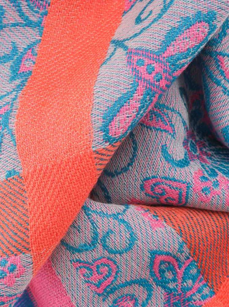 💕 Zwillingsherz Dreieckstuch Viereck "Ilayda" Wolle Blau