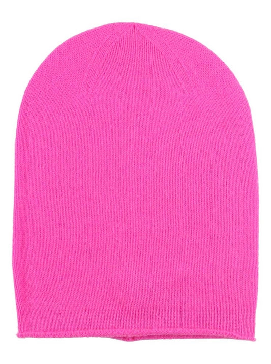 💕 Zwillingsherz Mütze Beanie 100 % Kaschmir Neonpink