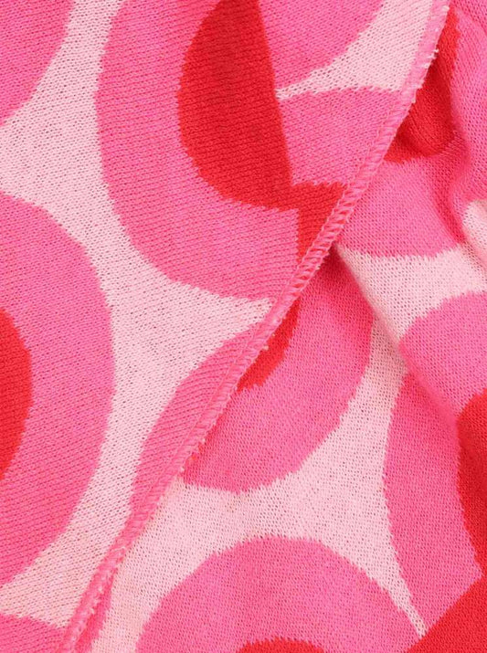 💕 Zwillingsherz Dreieckstuch "Ari" Baumwolle Pink