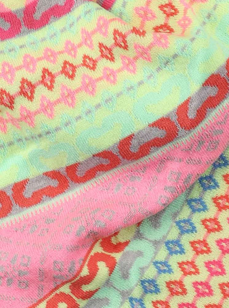 💕 Zwillingsherz Dreieckstuch "Maralda" Baumwolle Bunt