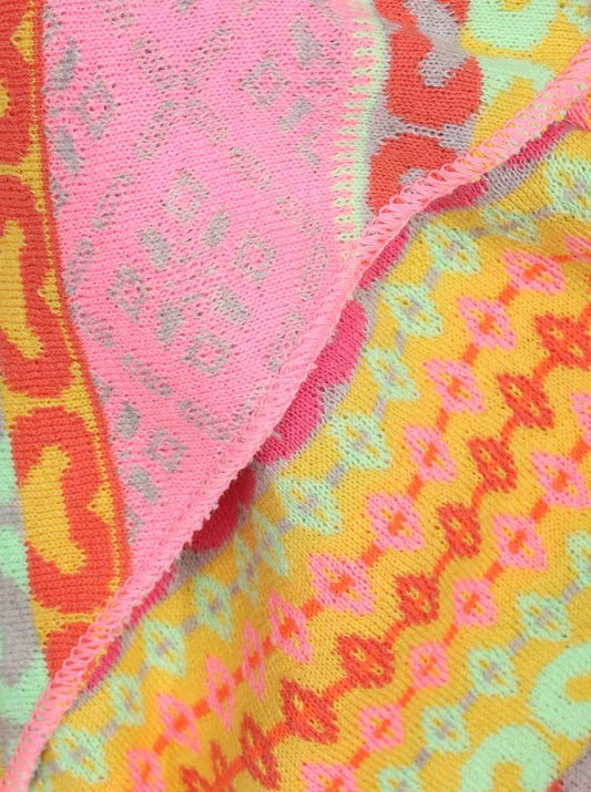 💕 Zwillingsherz Dreieckstuch "Maralda" Baumwolle Bunt