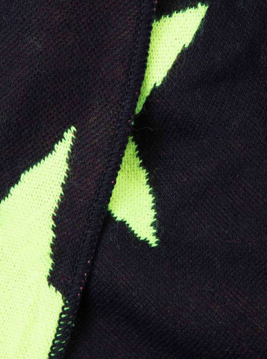 💕 Zwillingsherz Dreieckstuch "Neon" Sterne Baumwolle Marine