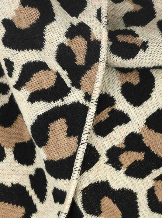 💕 Zwillingsherz Dreieckstuch "Kristine" Baumwolle Leo Beige