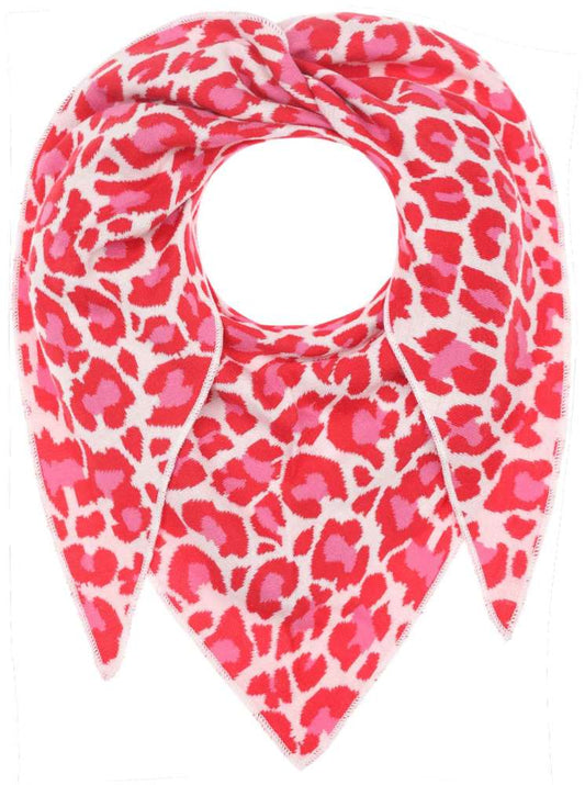 💕 Zwillingsherz Dreieckstuch "Kristine" Leo Rot