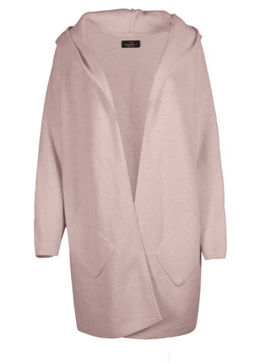 💕 Zwillingsherz Strickjacke "Annabell" Altrosa Strickmantel offen