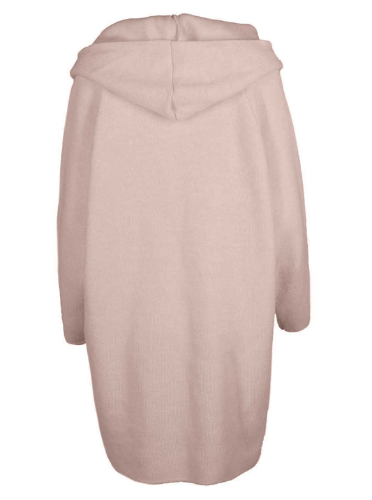 💕 Zwillingsherz Strickjacke "Annabell" Altrosa Strickmantel offen