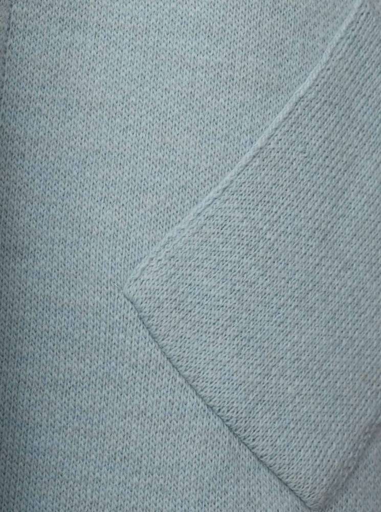 💕 Zwillingsherz Strickjacke "Annabell" Hellblau Strickmantel offen