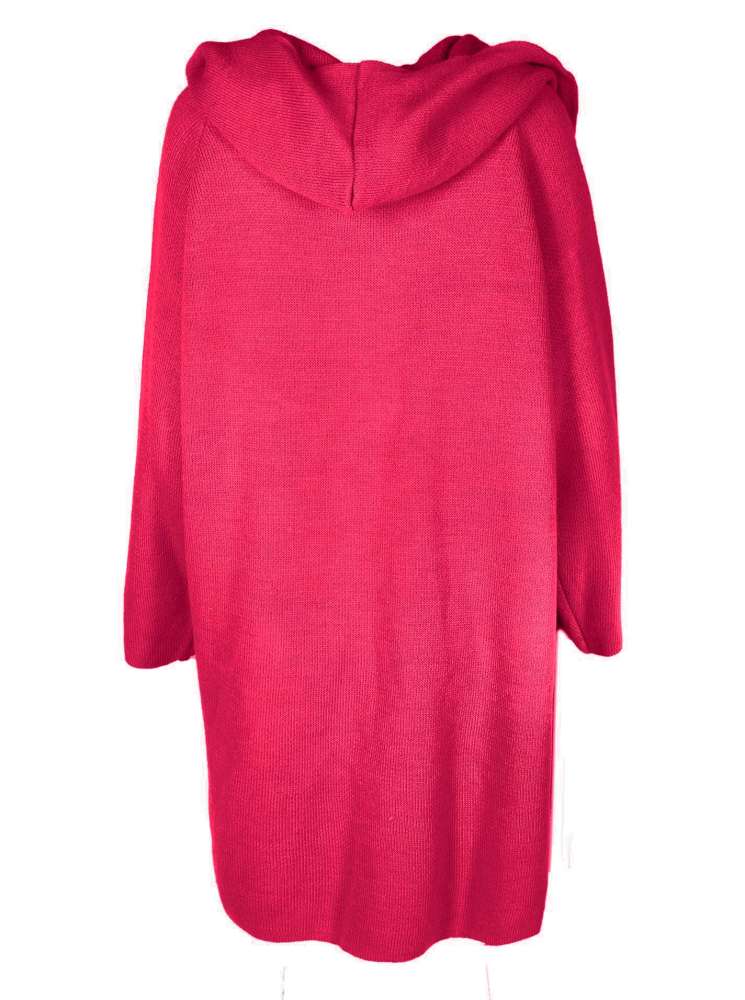 💕 Zwillingsherz Strickjacke "Annabell" Pink Strickmantel offen