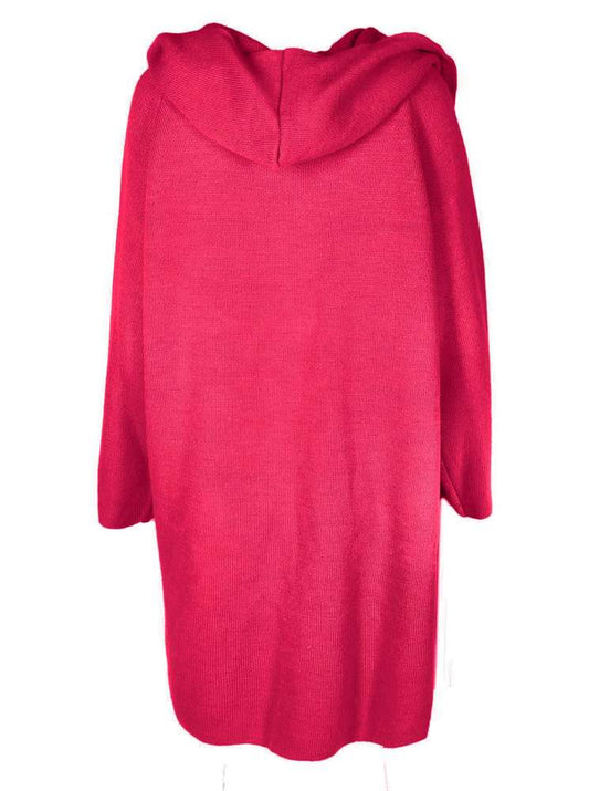 💕 Zwillingsherz Strickjacke "Annabell" Pink Strickmantel offen