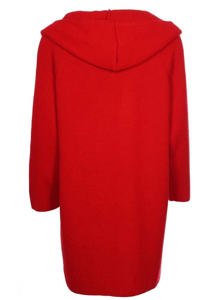 💕 Zwillingsherz Strickjacke "Annabell" Rot Strickmantel offen