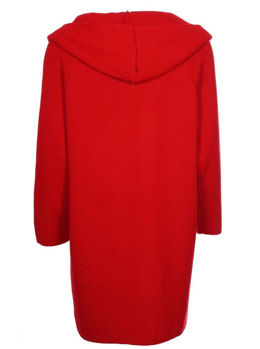 💕 Zwillingsherz Strickjacke "Annabell" Rot Strickmantel offen