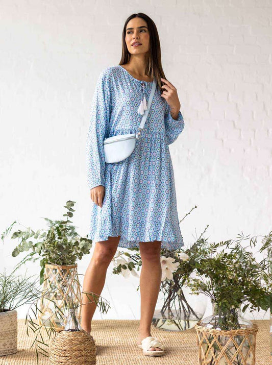💕 Zwillingsherz Kleid "Rosalind" Blau