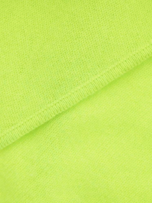 💕 Zwillingsherz Dreieckstuch "Pastell" Kaschmir Lime