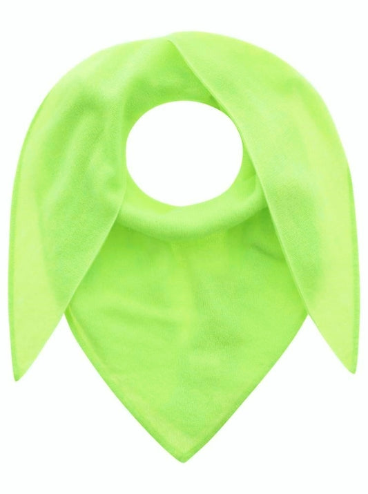 💕 Zwillingsherz Dreieckstuch "Pastell" Kaschmir Lime