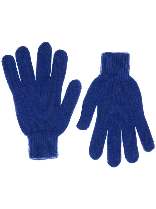 💕 Zwillingsherz Handschuhe 100 % Kaschmir Cashmere Neonblau