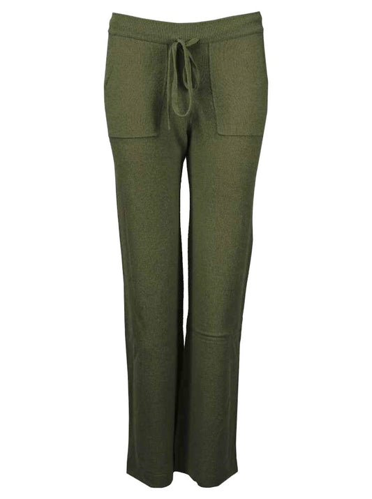 💕Zwillingsherz Jogger Hose "Uni" Pants 100 % Cashmere Grün