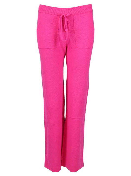 💕Zwillingsherz Jogger Hose "Uni" Pants 100 % Cashmere Neonpink