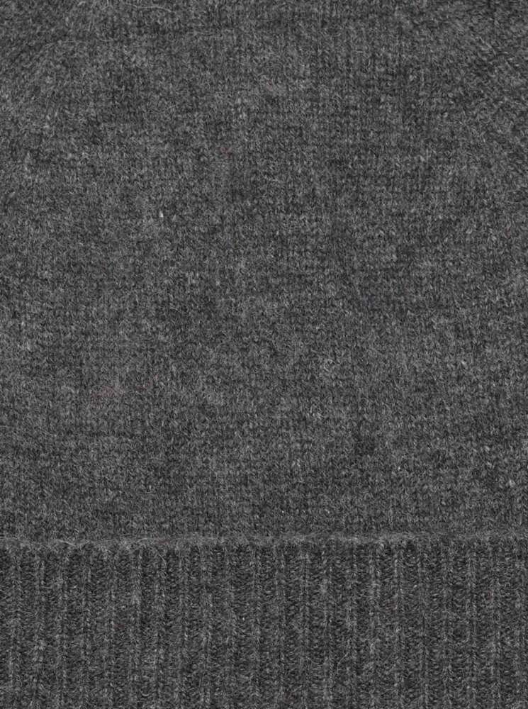 💕 Zwillingsherz Mütze "Ribbon Edge Beanie" 100 % Kaschmir Braun