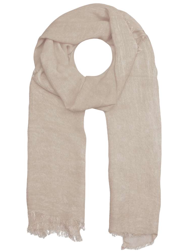 💕 Zwillingsherz Schal Tuch "Laura" Altrosa Bambus nachhaltig Hellbeige