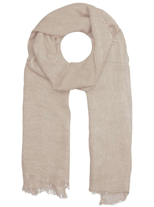 💕 Zwillingsherz Schal Tuch "Laura" Altrosa Bambus nachhaltig Hellbeige