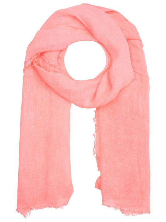 💕 Zwillingsherz Schal Tuch "Laura" Coral Bambus nachhaltig