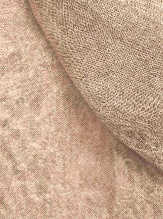 💕 Zwillingsherz Schal Tuch "Laura" Beige Bambus nachhaltig