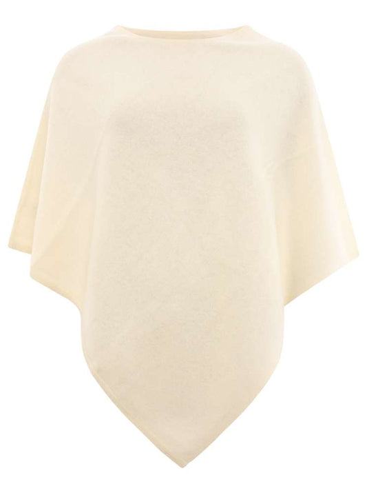 💕 Zwillingsherz Poncho Cape 100 % Kaschmir Cashmere Wollweiß