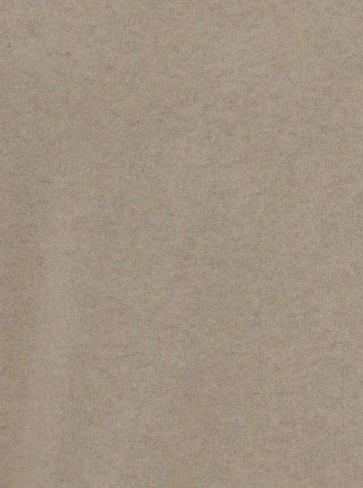 💕 Zwillingsherz Pullover Pulli "Rundhals" 100 % Kaschmir Cashmere Dunkelbeige