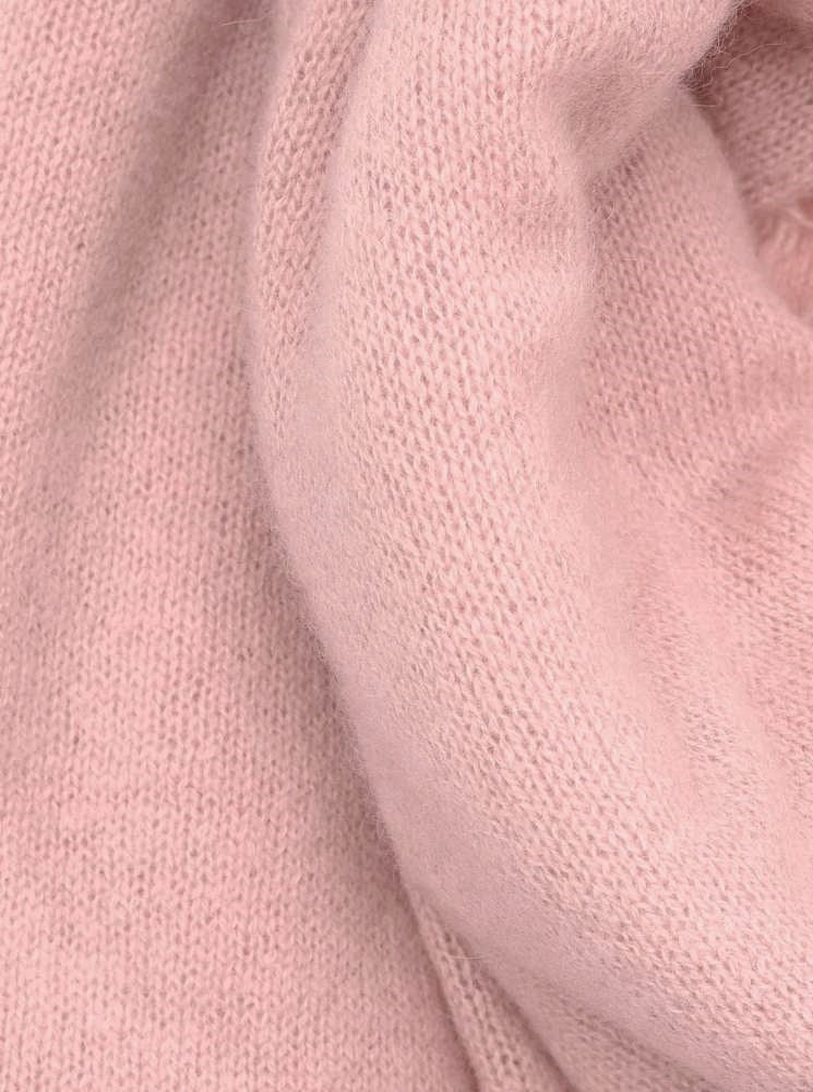 💕 Zwillingsherz XXL "Fransenschal" 100 % Cashmere Schal Stola Kaschmir Altrosa