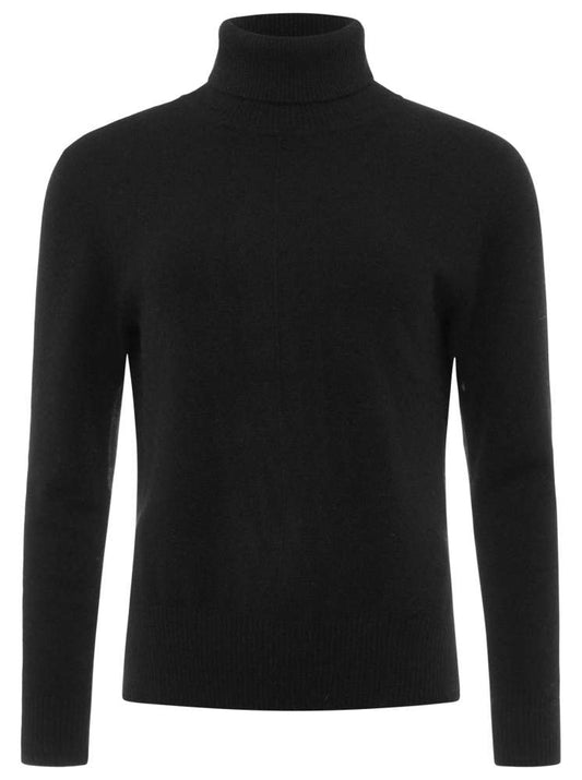 💕 Zwillingsherz Pullover Pulli Rolli Rollkragenpullover 100 % Kaschmir "High Neck" Schwarz