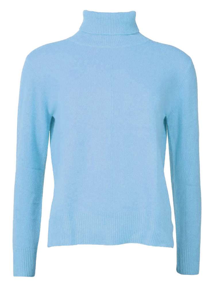 💕 Zwillingsherz Pullover Pulli Rolli Rollkragenpullover 100 % Kaschmir Hellblau