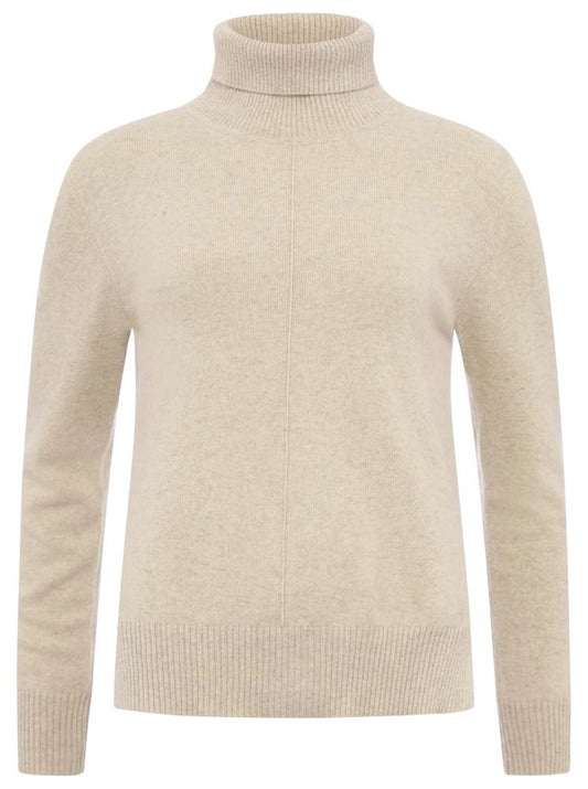💕 Zwillingsherz Pullover Pulli Rolli Rollkragenpullover 100 % Kaschmir "High Neck" Hellbeige