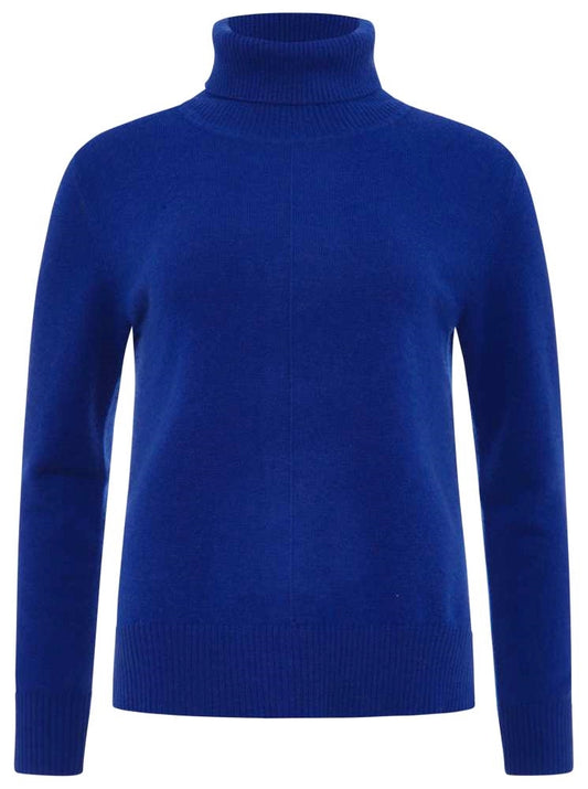 💕 Zwillingsherz Pullover Pulli Rolli Rollkragenpullover 100 % Kaschmir "High Neck"  Neonblau