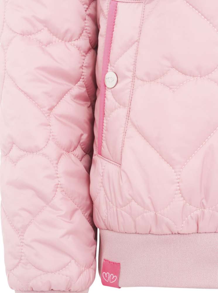 💕 Zwillingsherz Bomberjacke "Be Happy" Altrosa