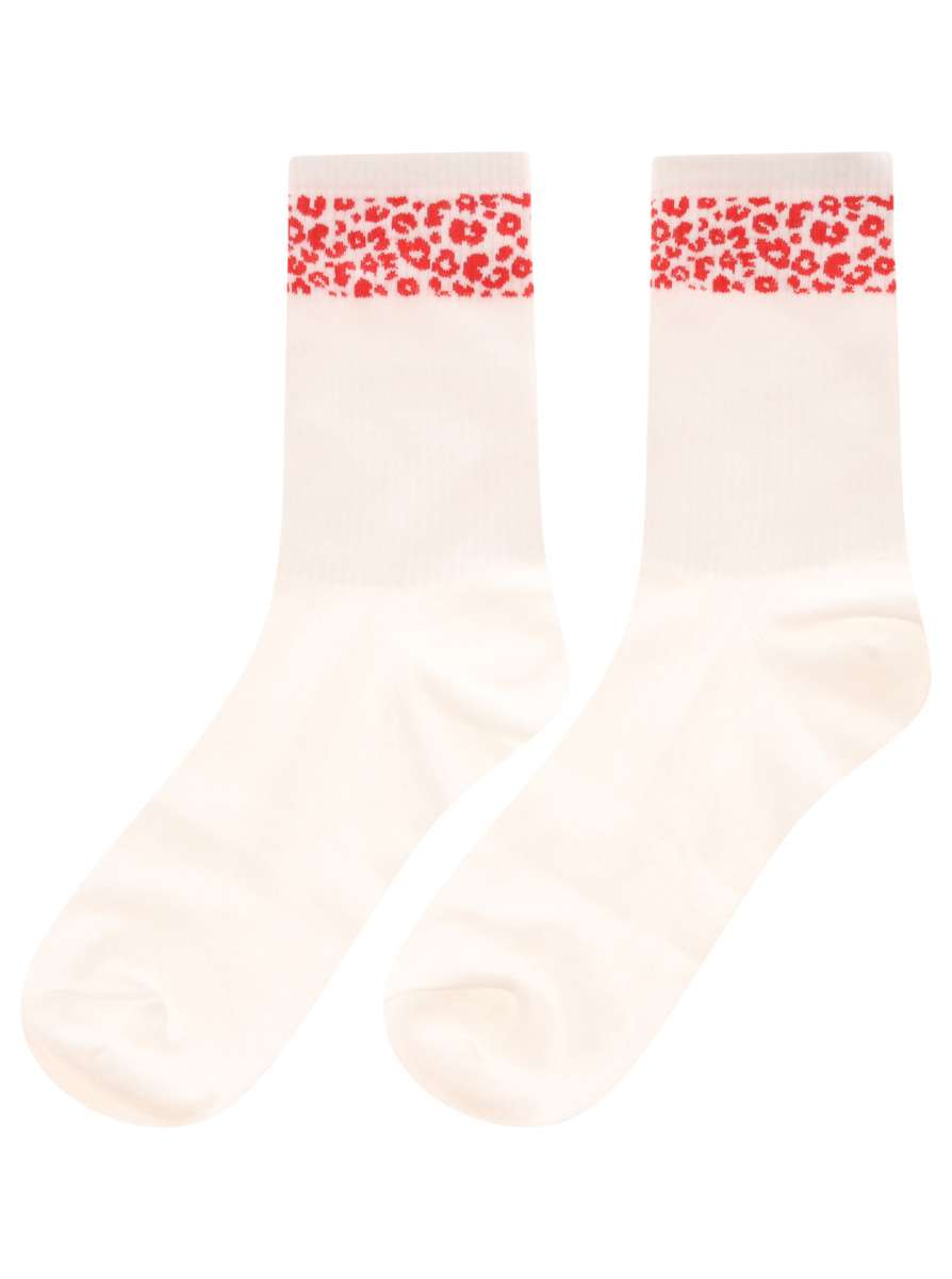 💕 Zwillingsherz Tennissocken "Leo" Rot