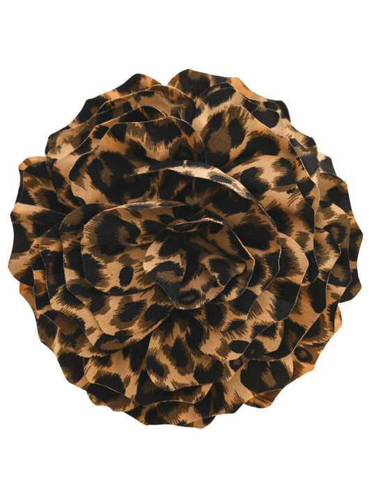 Brosche "Leo" Cognac