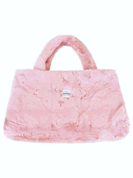 💕 Zwillingsherz Shopper XXL "Fake Fur" Rosa