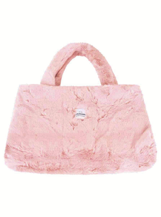 💕 Zwillingsherz Shopper XXL "Fake Fur" Rosa