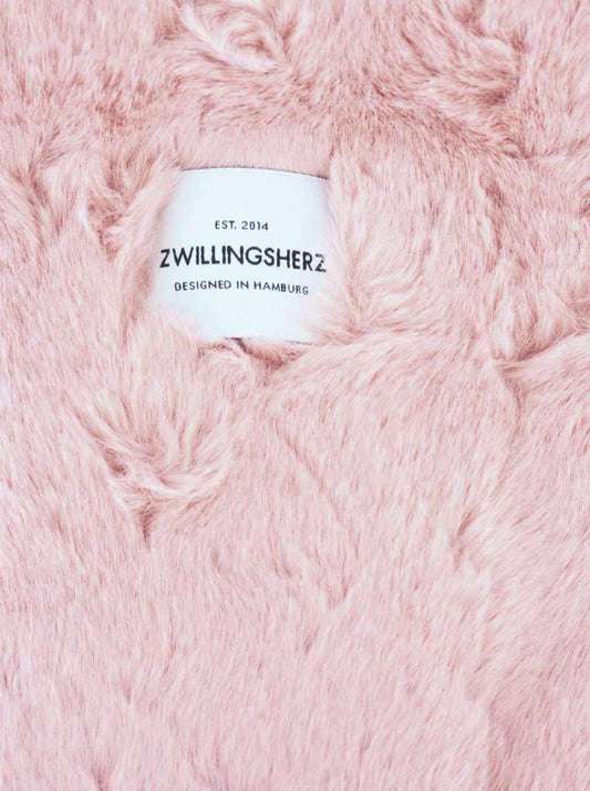 💕 Zwillingsherz Shopper XXL "Fake Fur" Rosa