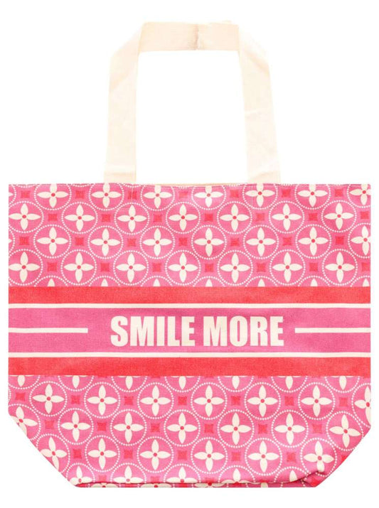 💕 Zwillingsherz Tasche Shopper "Smile More" Tote bag Pink