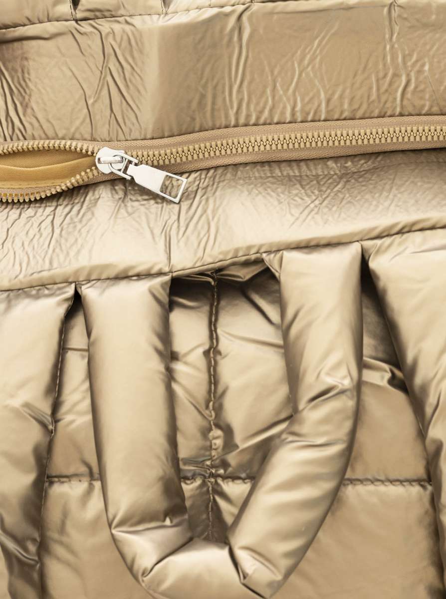 💕 Zwillingsherz Tasche XXL Stepptasche "ZH" Gold