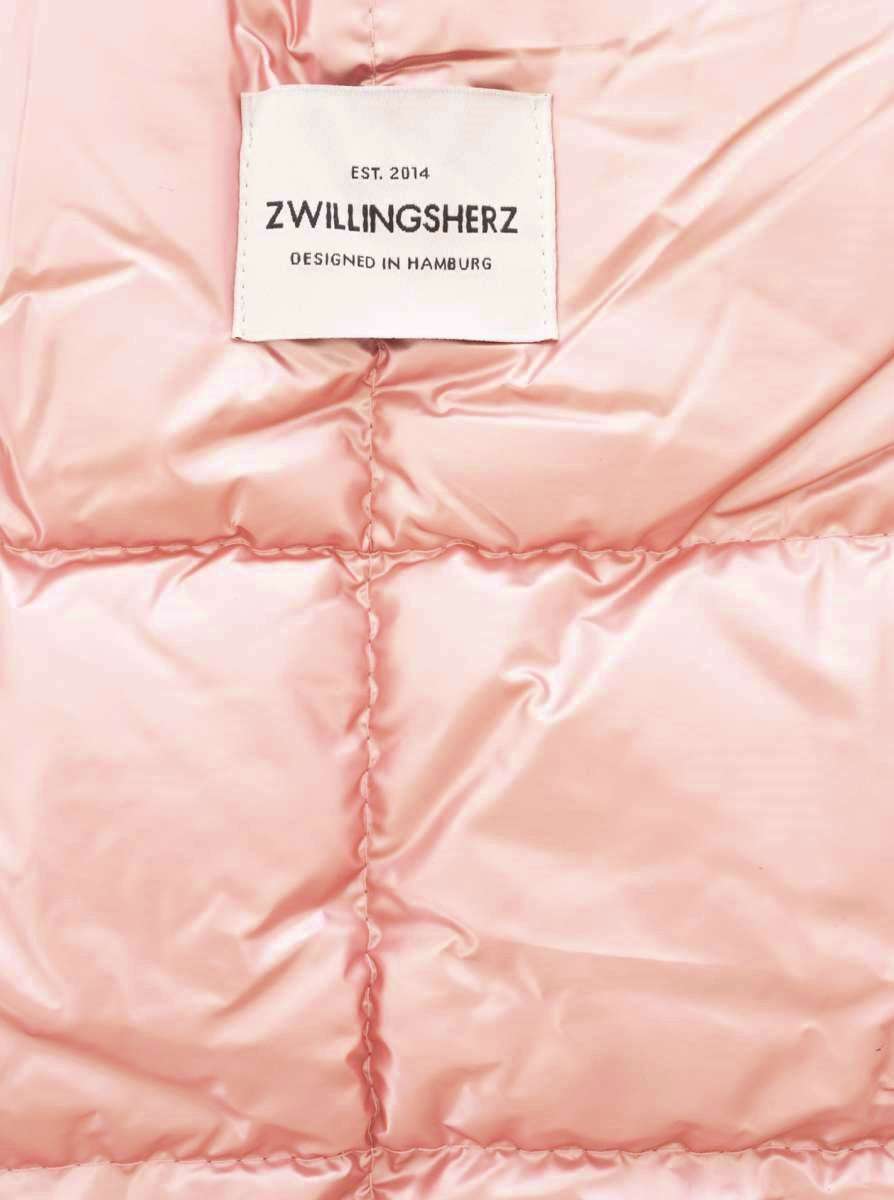 💕 Zwillingsherz Tasche XXL Stepptasche "ZH" Rose